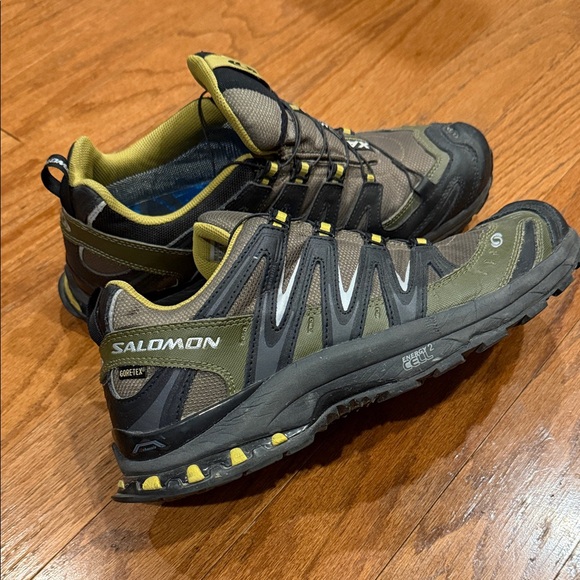 Salomon XA Pro 3D Ultra 2 Men's Trail Shoes - Olive and Black - Picture 2 of 6